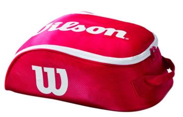 Preview: Wilson Tour Shoe Bag Rot/Weiß